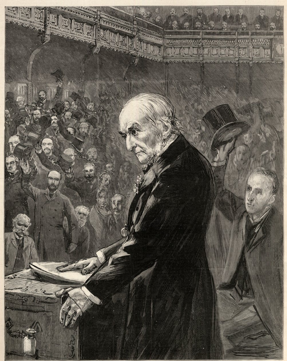La Camera dei Comuni, 13 febbraio 1893: William Ewart Gladstone, Primo Ministro liberale, introduce il Secondo disegno di legge sull