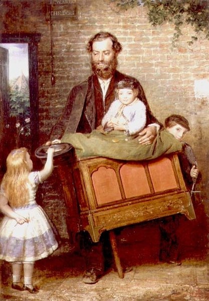 Il suonatore di ghironda da English School