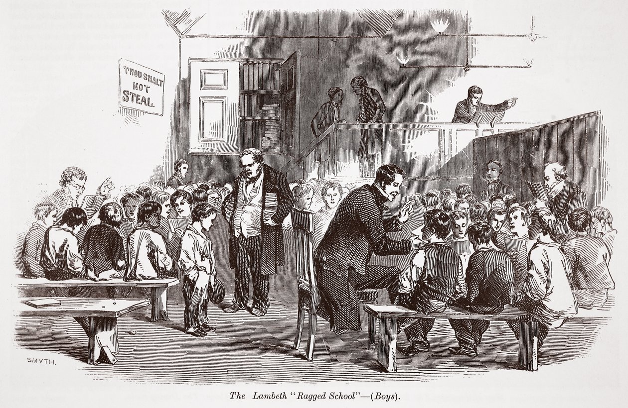 La Scuola Stracciata di Lambeth (ragazzi) da English School