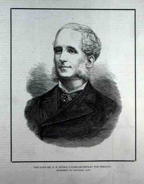 Il defunto Mr. T. H. Burke, sottosegretario per l