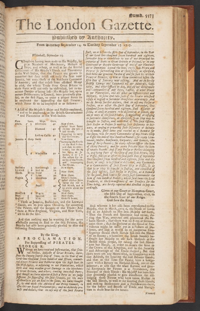 La Gazzetta di Londra, numero 5573, pagina 1 da English School