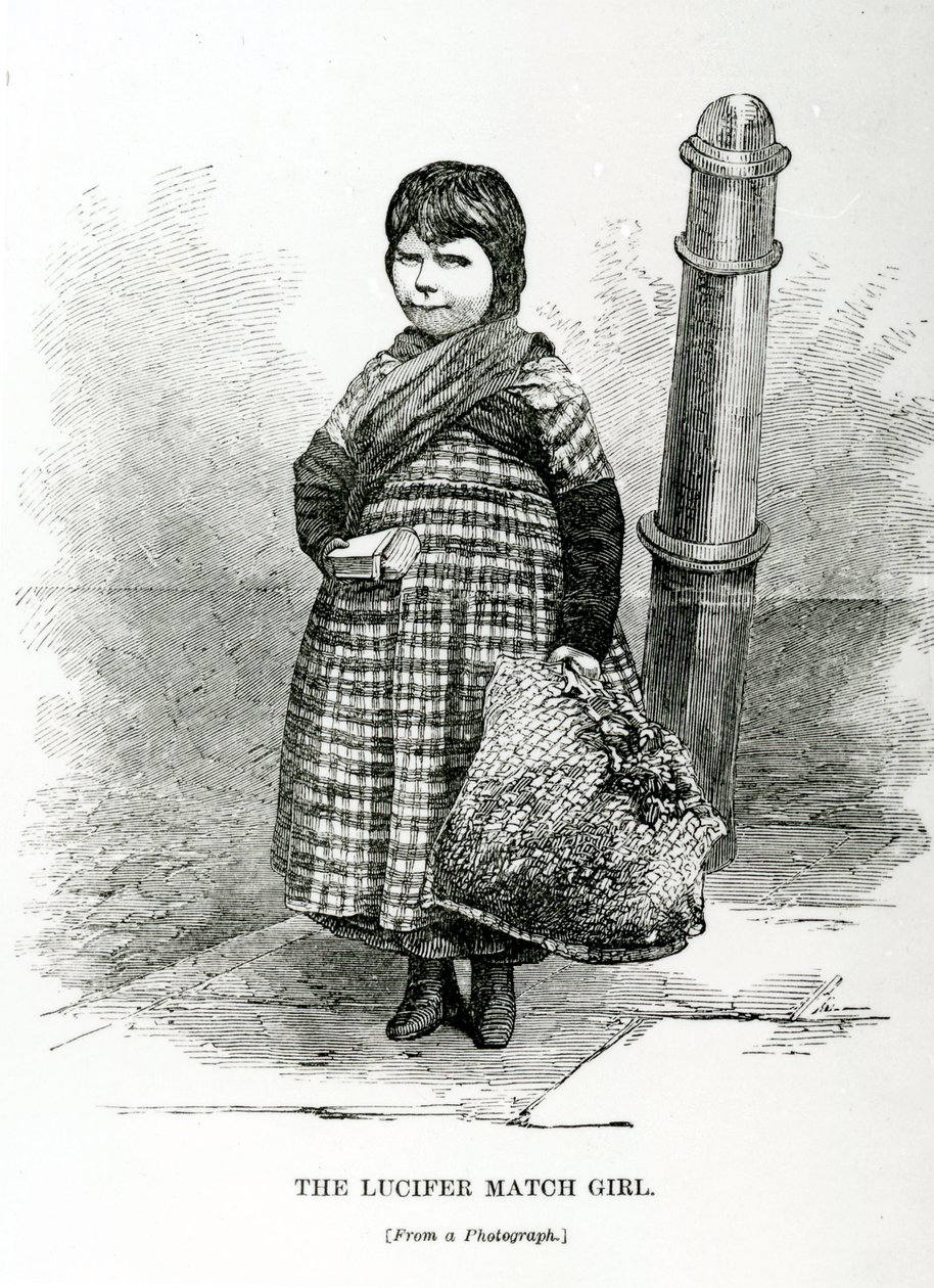 La ragazza dei fiammiferi, c.1840 da English School