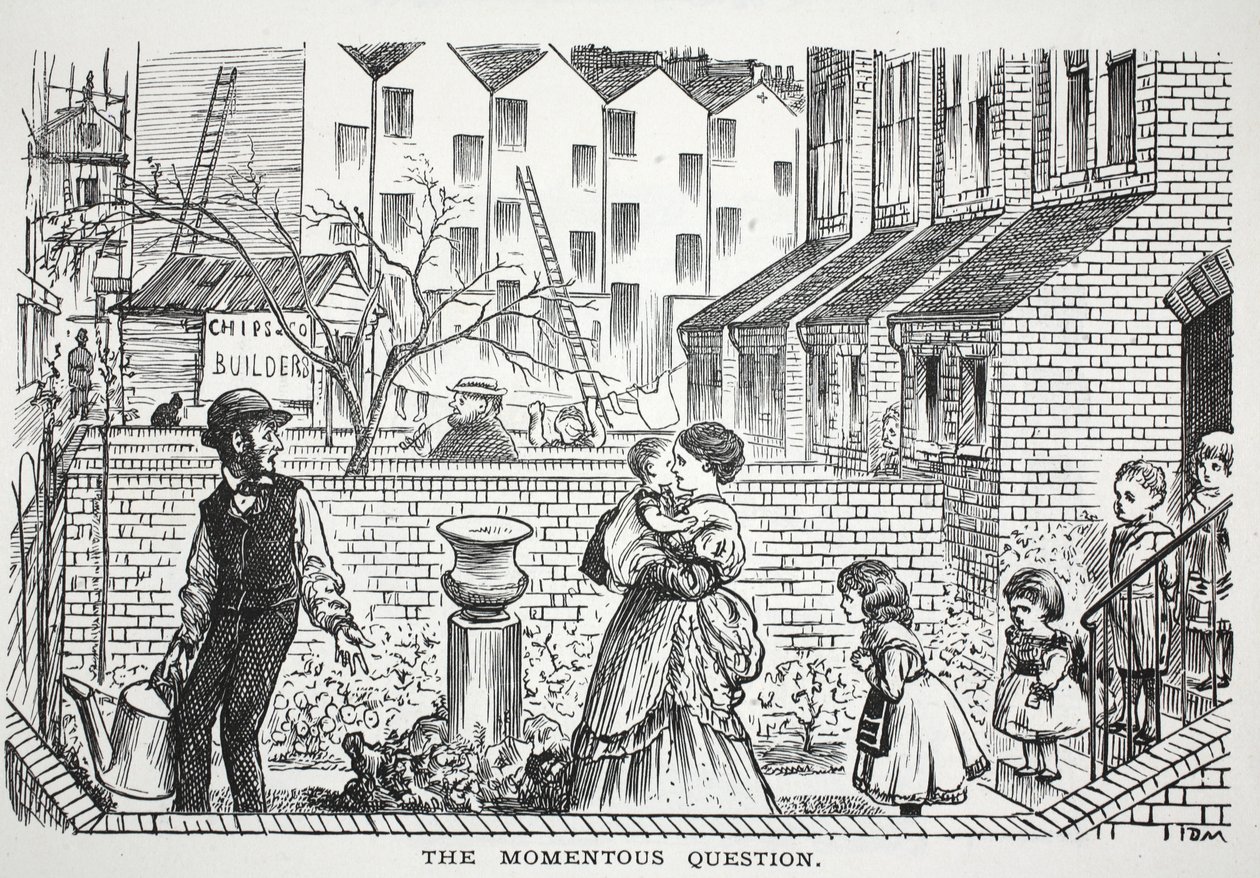 La domanda importante, illustrazione da Punch da English School