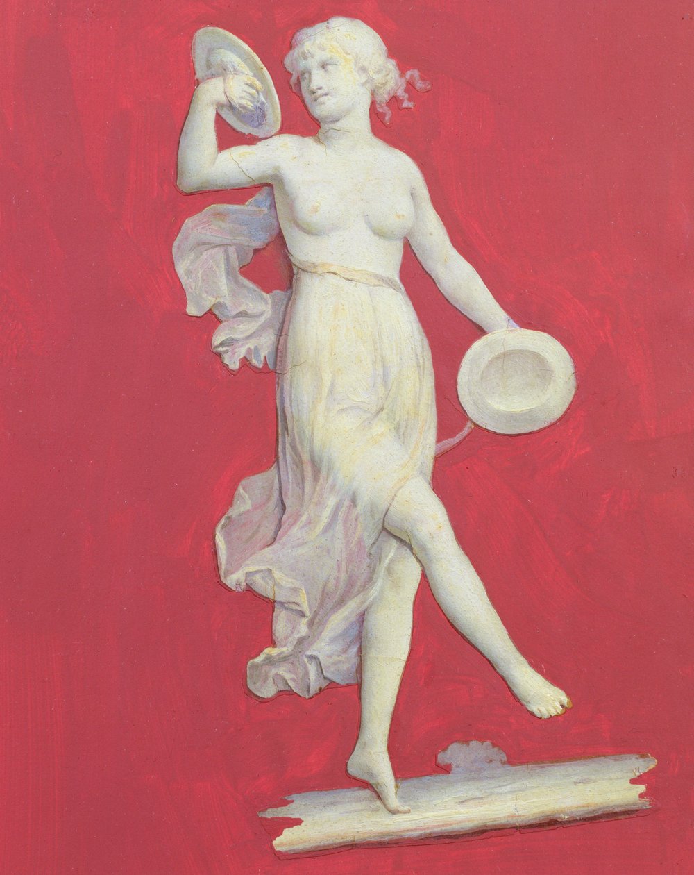 La musa della musica, c.1800 da English School
