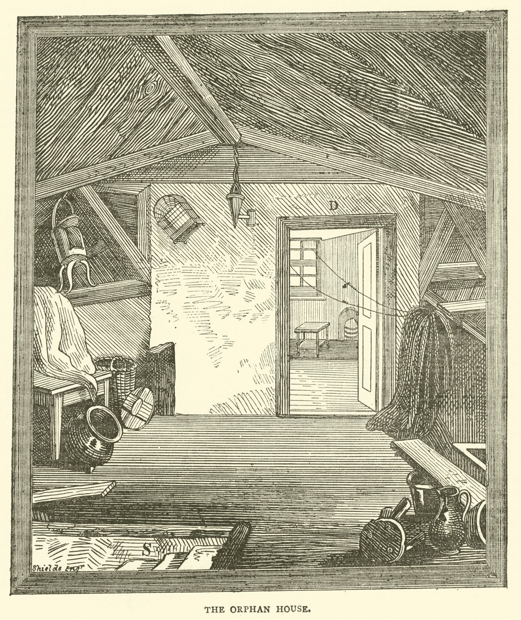 La casa degli orfani (incisione) da English School