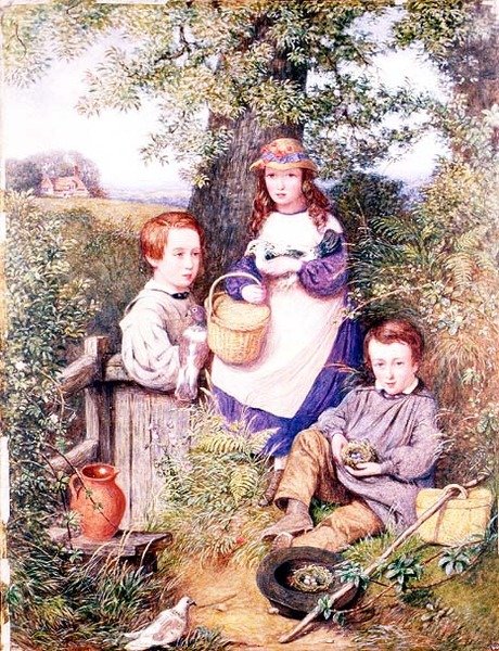 La famiglia Prator sotto un albero da English School