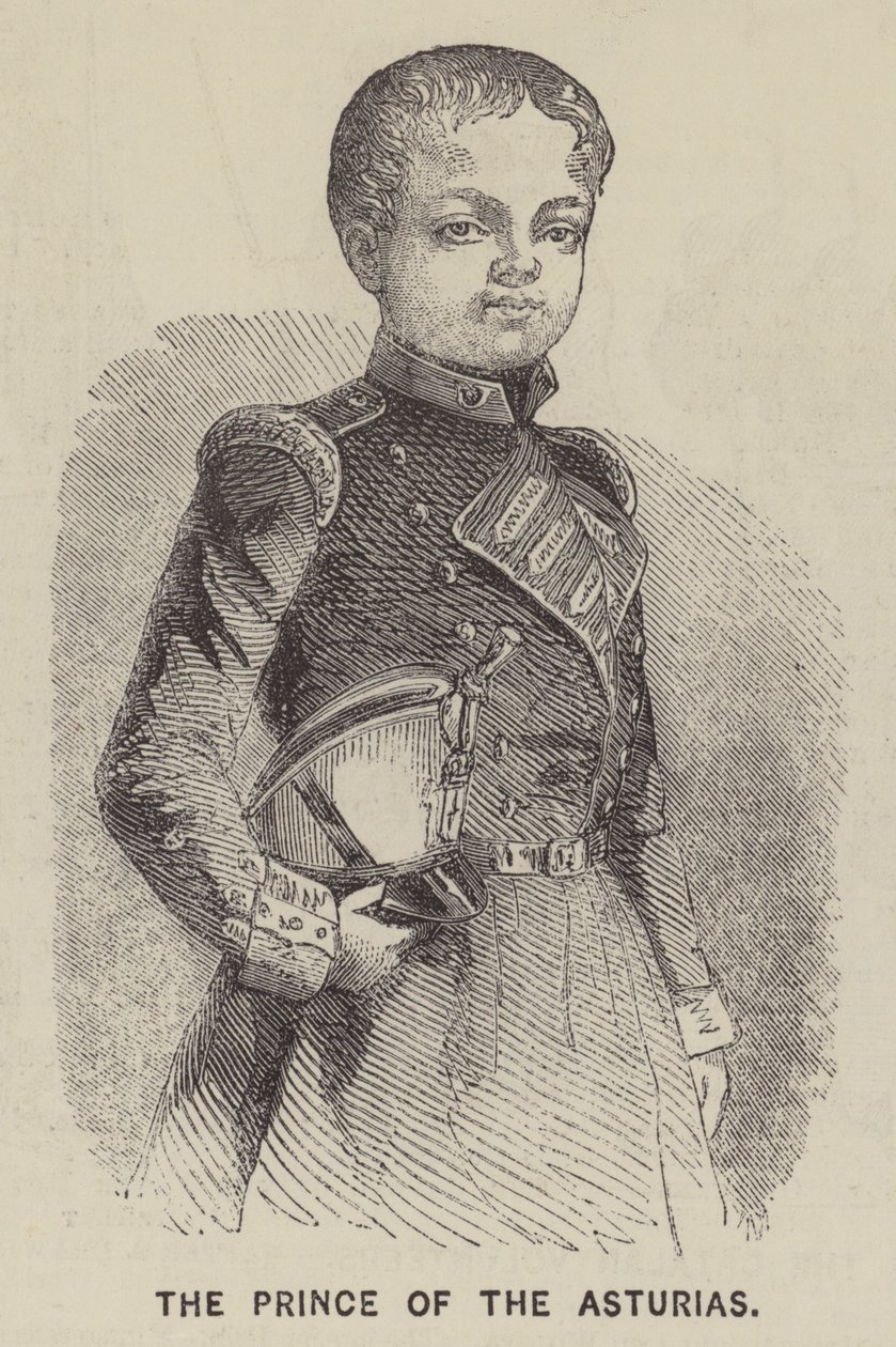 Il principe delle Asturie (incisione) da English School