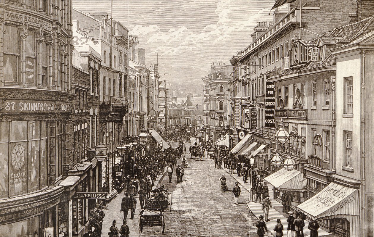 La visita della regina a Birmingham: La High Street, da 