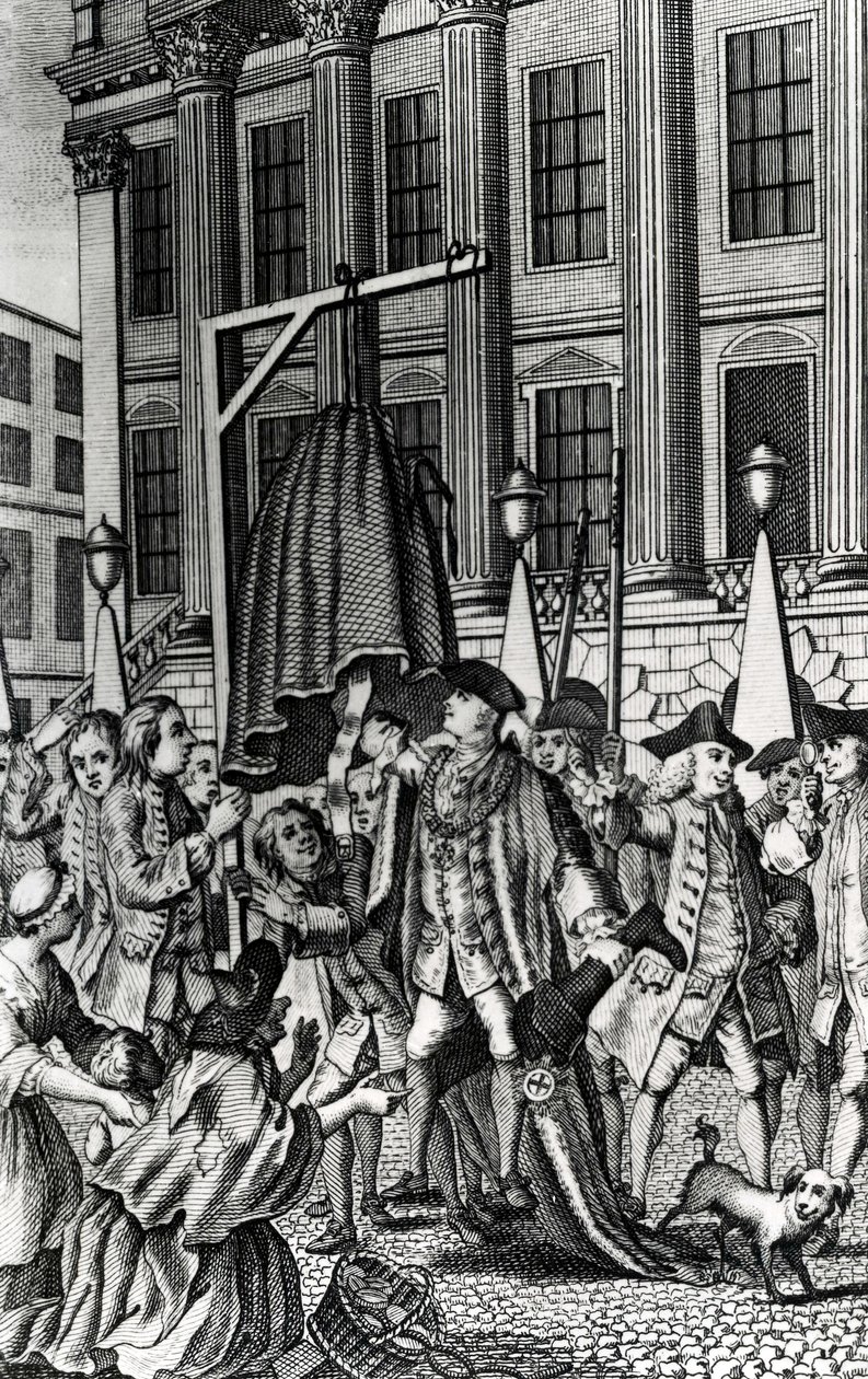 Lo stupro della sottoveste, 1768 da English School