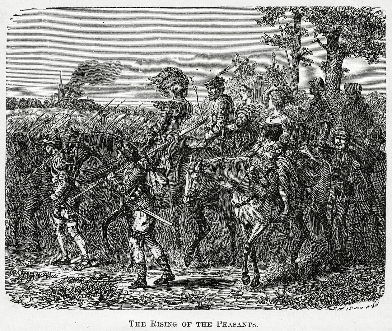 La rivolta dei contadini in Inghilterra nel 1381, 1882 da English School
