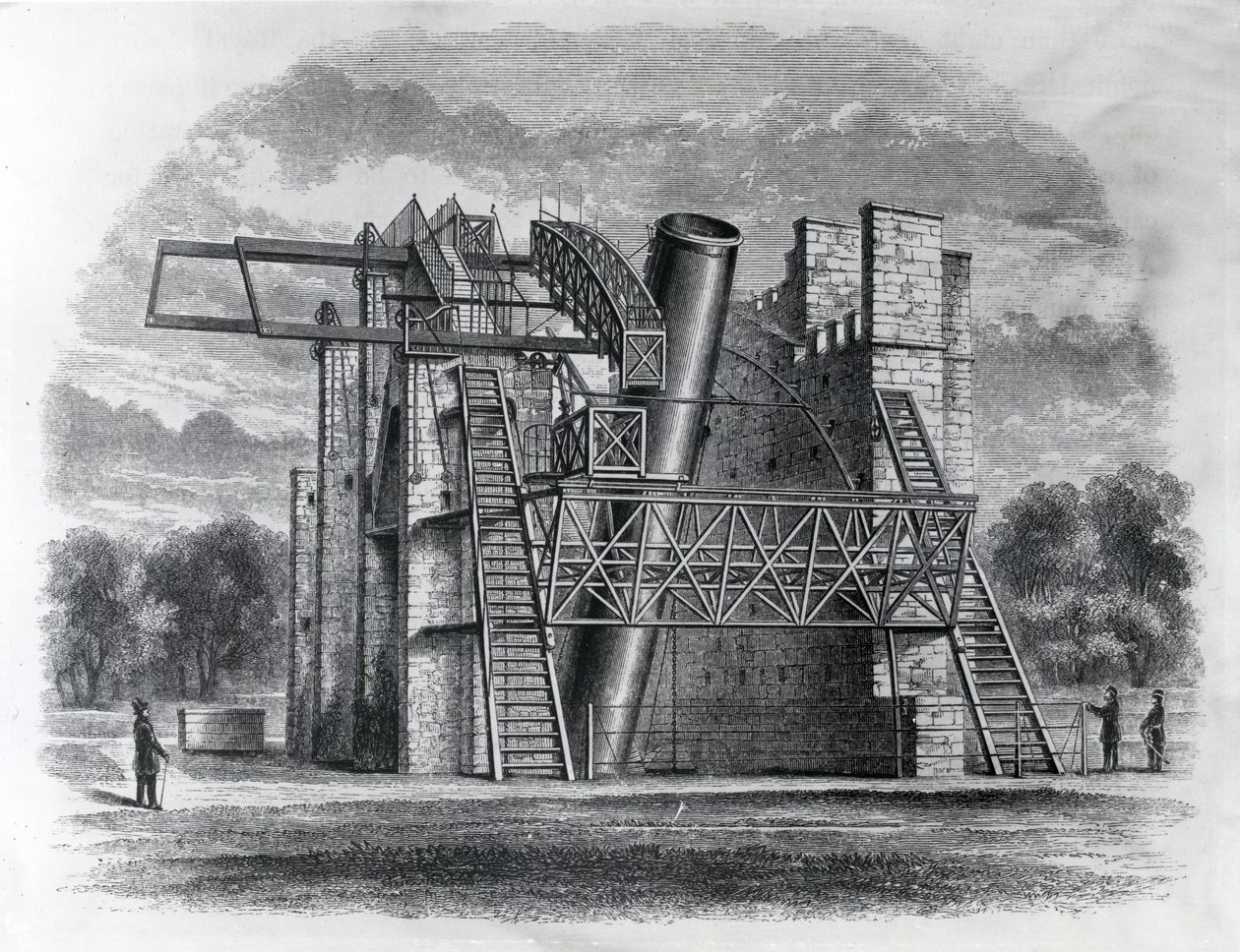 Il telescopio di Rosse, 1845 da English School
