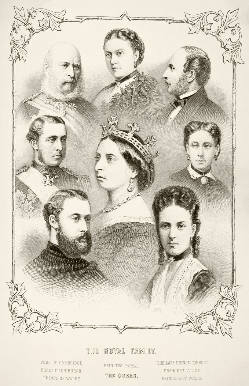 La famiglia reale della regina Vittoria, da 