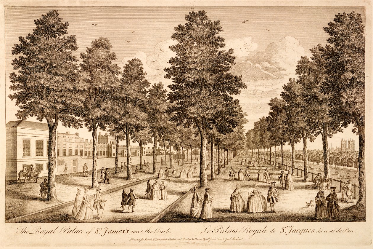 Il Palazzo Reale di St. James accanto al Parco da English School