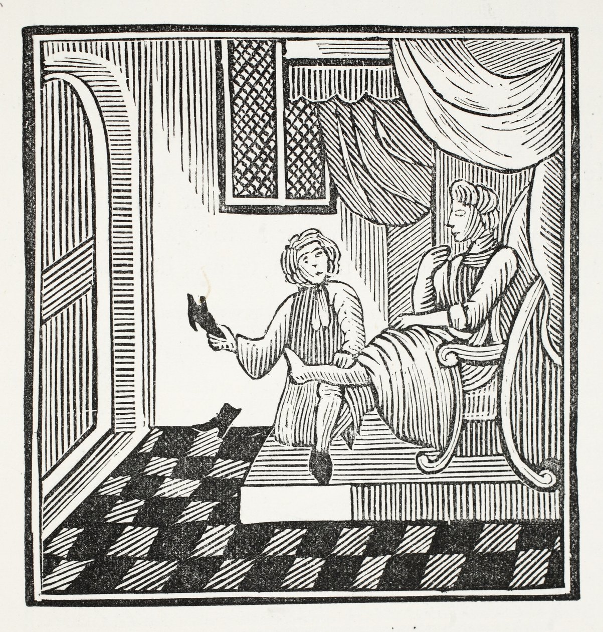 La gloria dei calzolai, illustrazione da Chap-books del XVIII secolo di John Ashton, pub. 1882 da English School