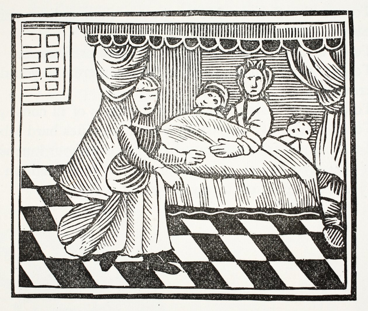 Il Significato dei Sogni, illustrazione da Chap-books of the Eighteenth Century di John Ashton, pub. 1882 da English School