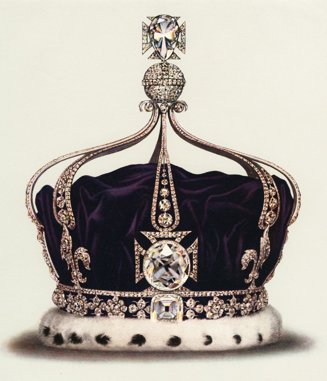 La Corona di Stato della Regina Maria dai Gioielli della Corona d