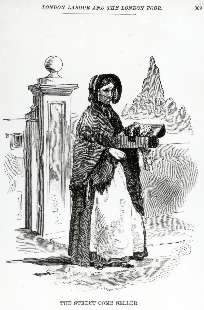 Il venditore ambulante di pettini, c.1840 da English School