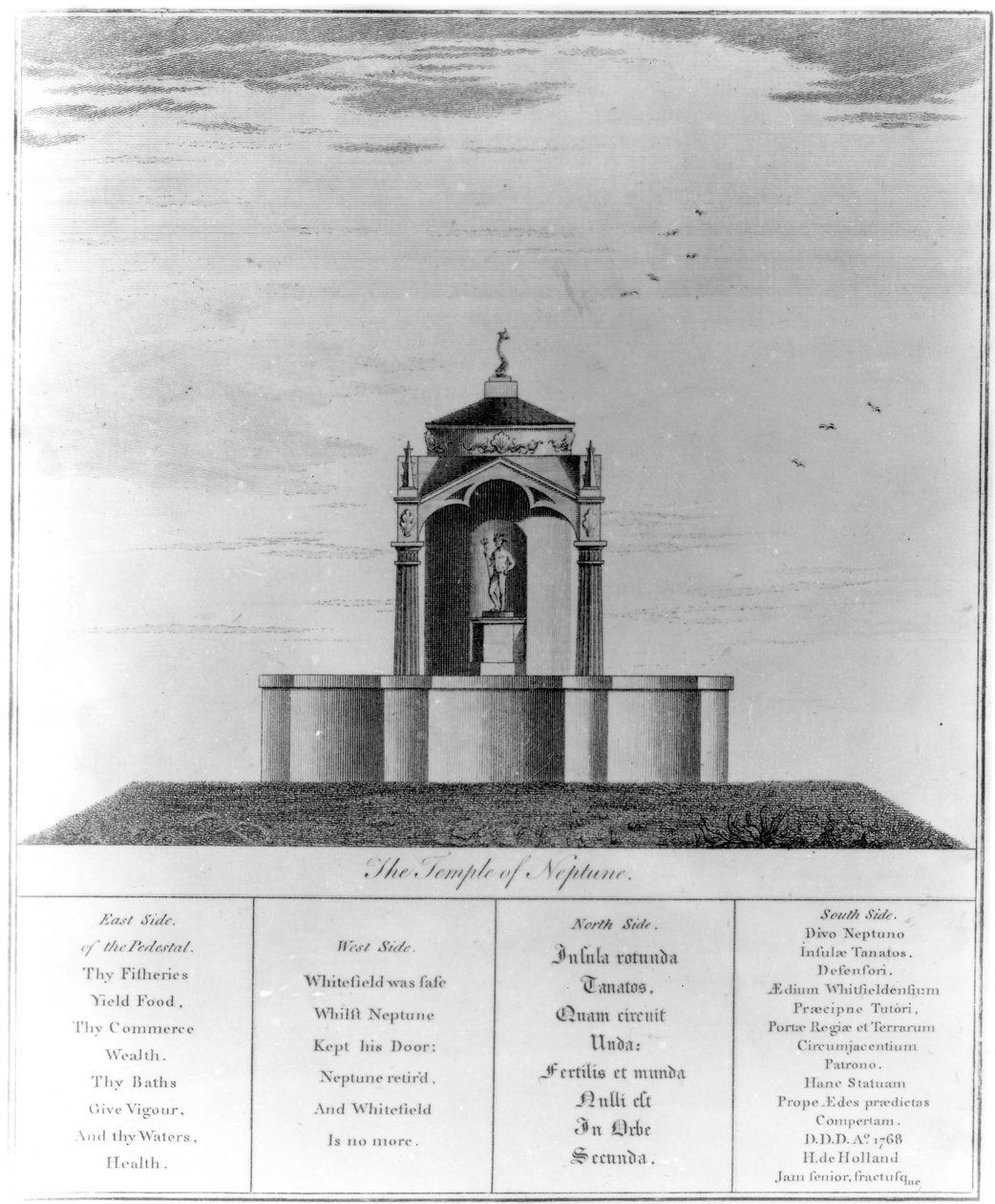 Il Tempio di Nettuno a Kingsgate nell