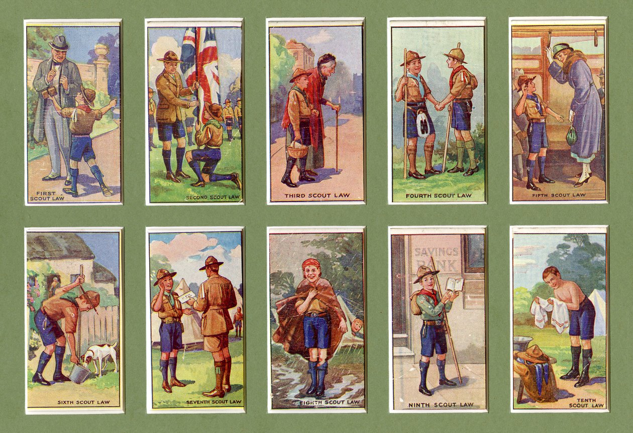 Le Dieci Leggi degli Scout, 1923 da English School
