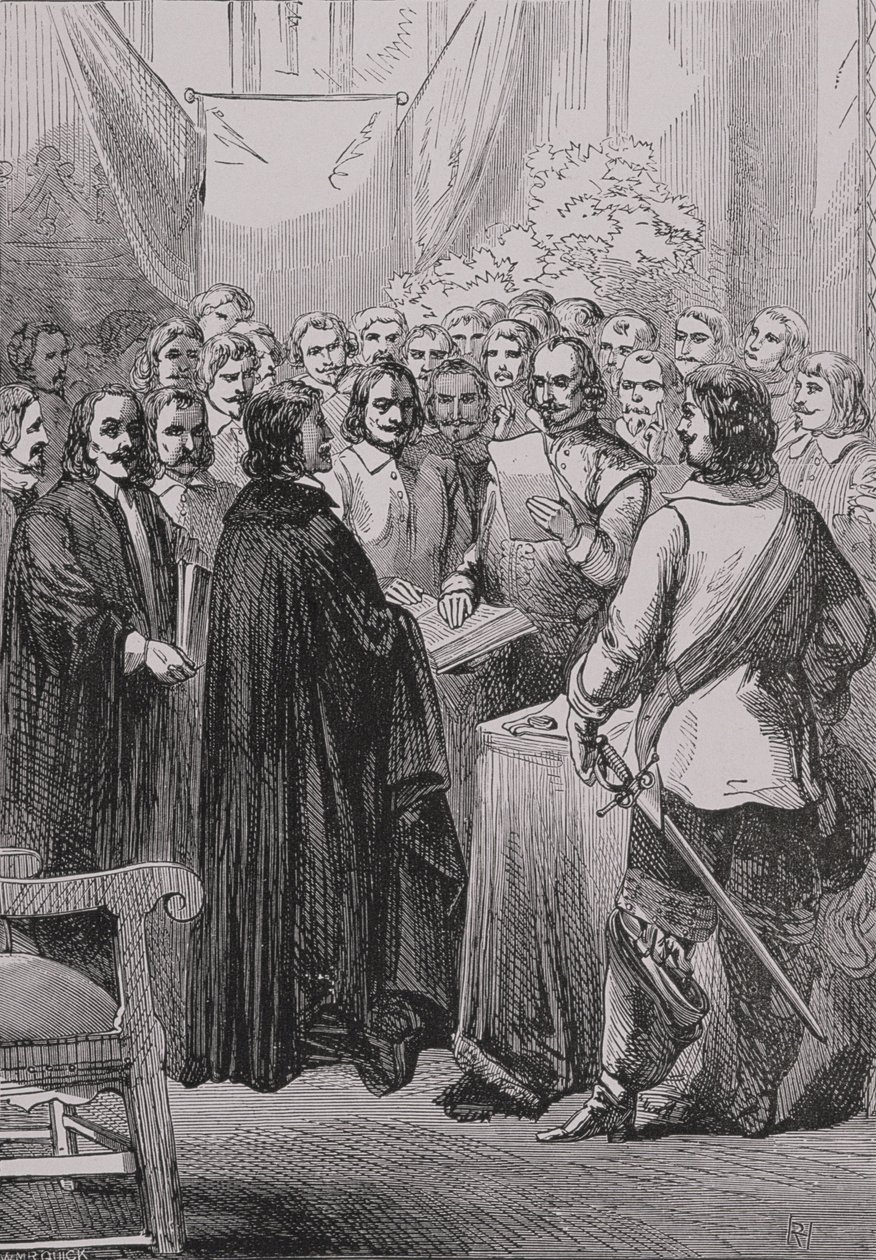 Il trattato di Westfalia, da La storia della Francia, di Emile de Bonnechose, pubblicato da Ward, Lock and Co, Londra da English School