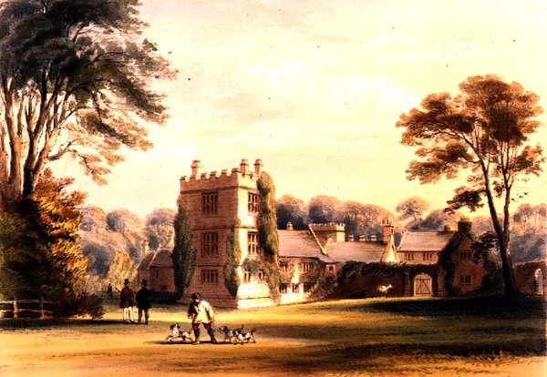 La Torre Occidentale, Cotehele House, c.1830-40 da English School