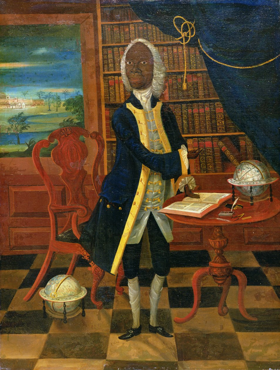 Lo studioso nero della Giamaica, c.1740 da English School