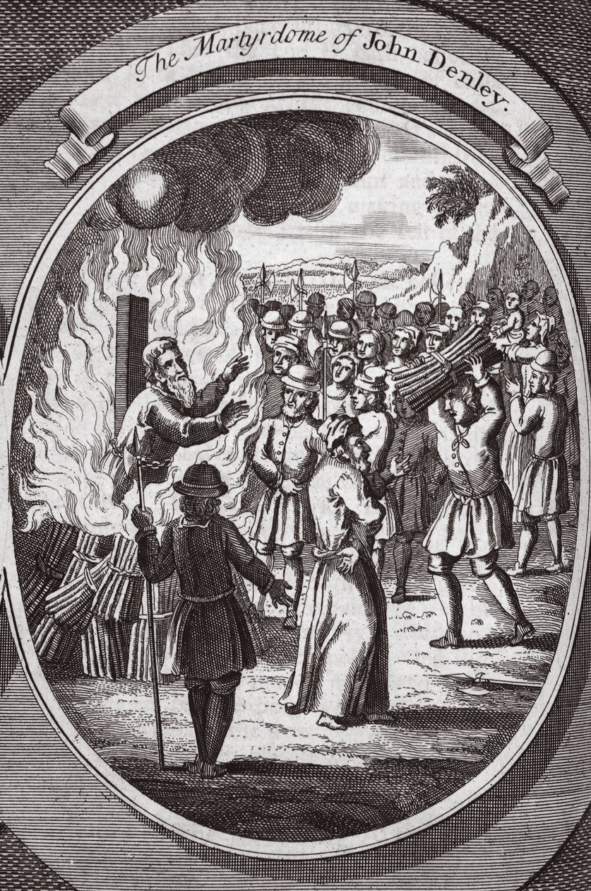 Il martirio di John Denley, illustrazione da 