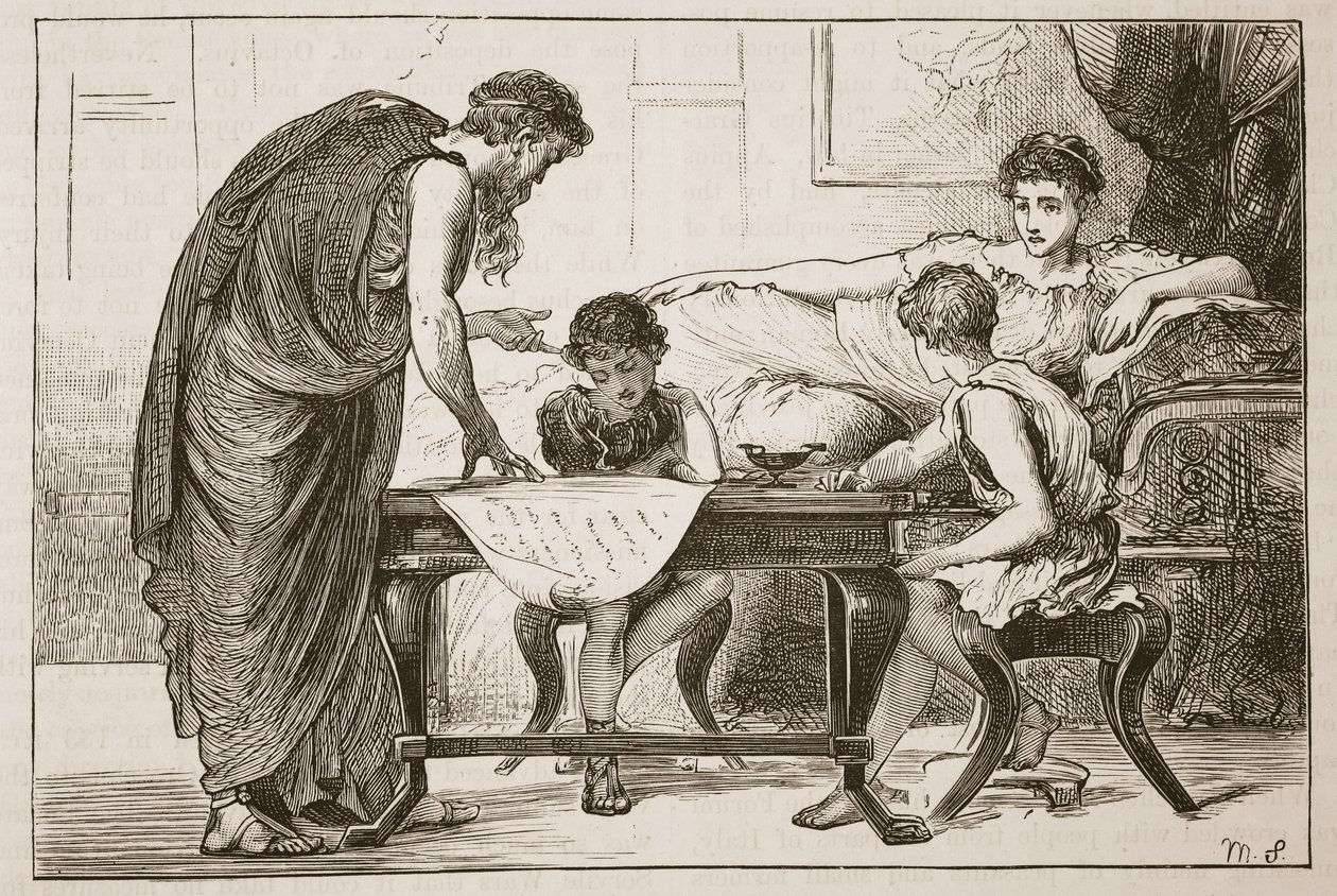 La madre dei Gracchi da English School