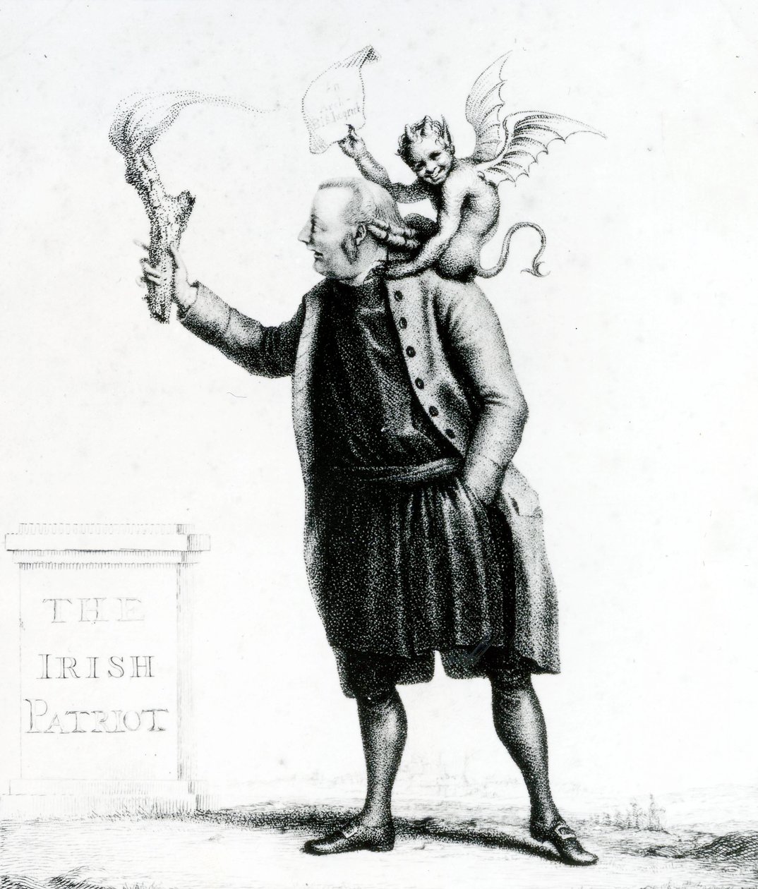 Il reverendo volontario B di D, pubblicato da Richard Morton Paye, 1784 da English School