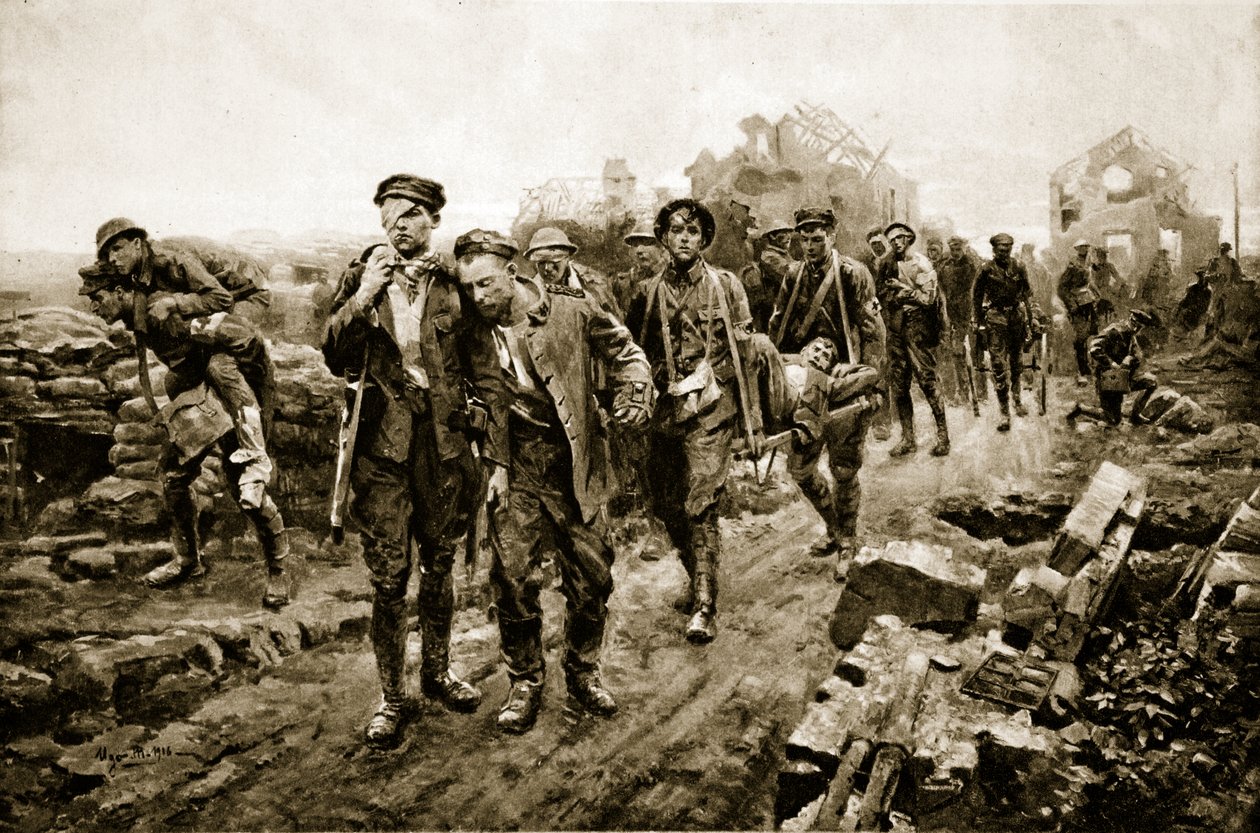 La seconda tappa verso casa, 1914-19 da English School