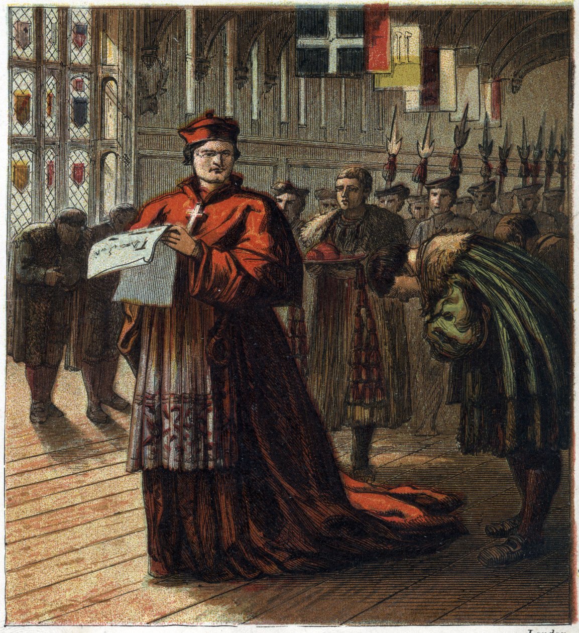 Thomas Wolsey (ca.1475-1530), cardinale e politico inglese da English School