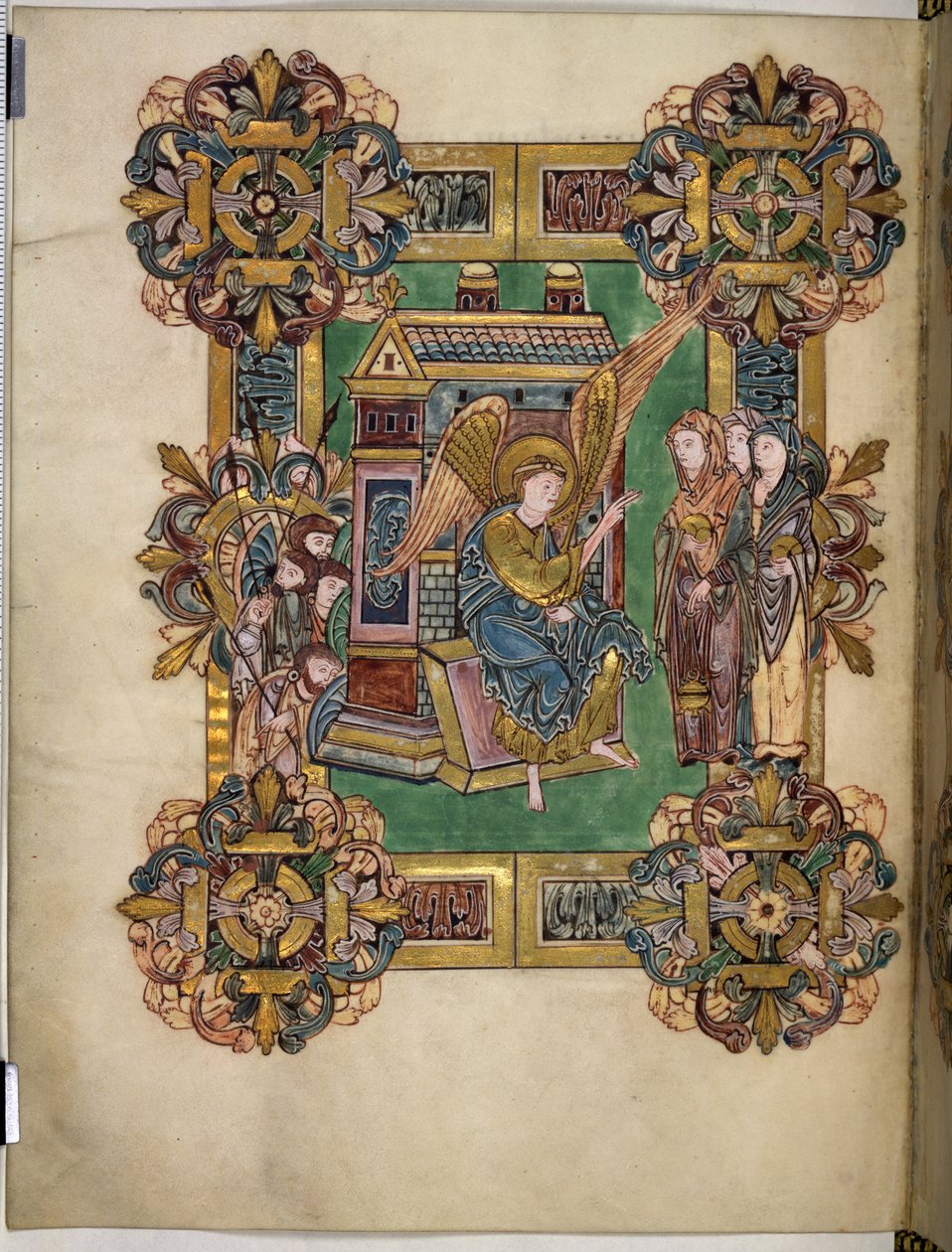 Le tre Marie al sepolcro, dal Benedizionale di Sant