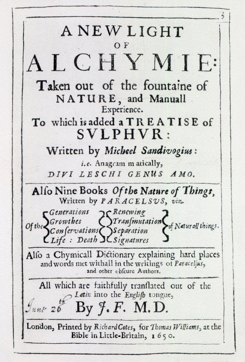 Pagina del titolo dell
