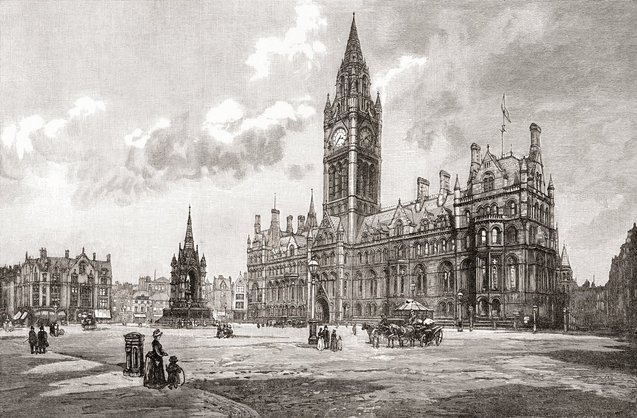 Municipio, Albert Square, Manchester, da 