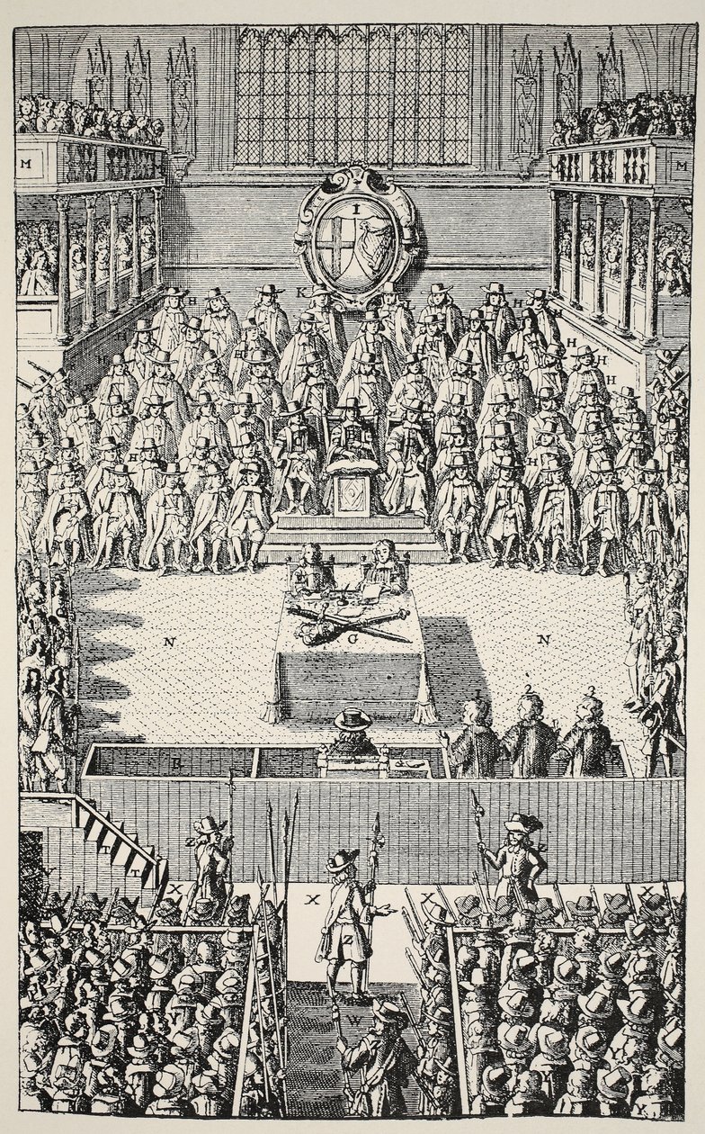 Processo di Carlo I, 4 gennaio 1649 da English School