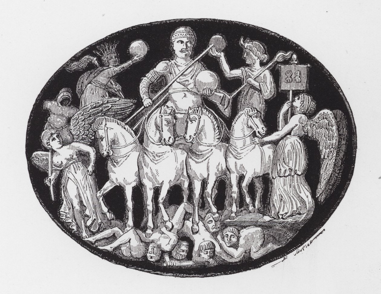 Trionfo di Licinio (incisione) da English School