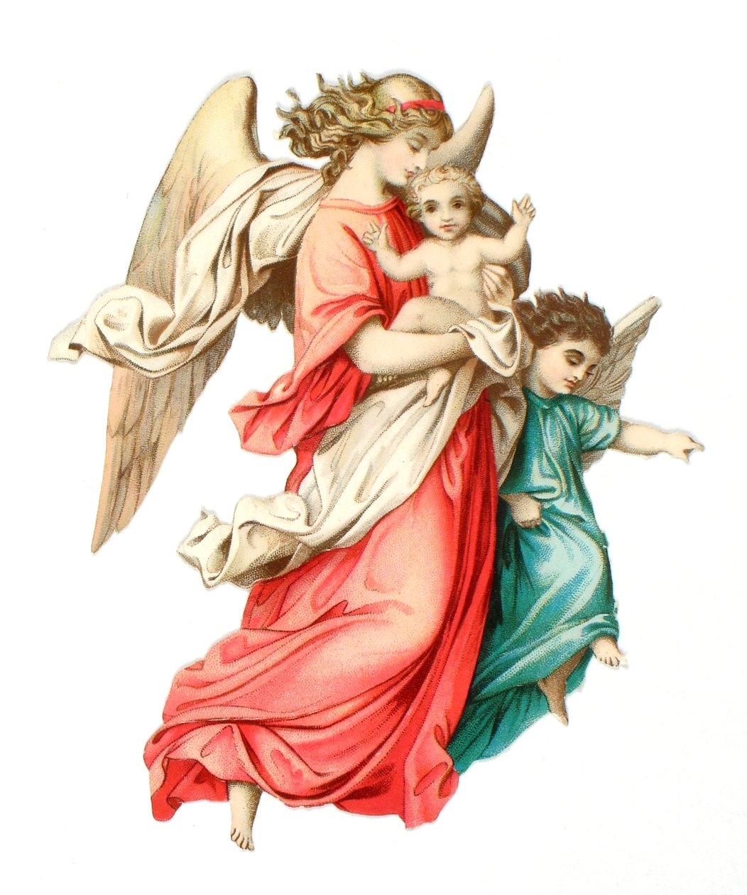 Rilievo di carta vittoriana del Bambino Gesù, c.1880 da English School
