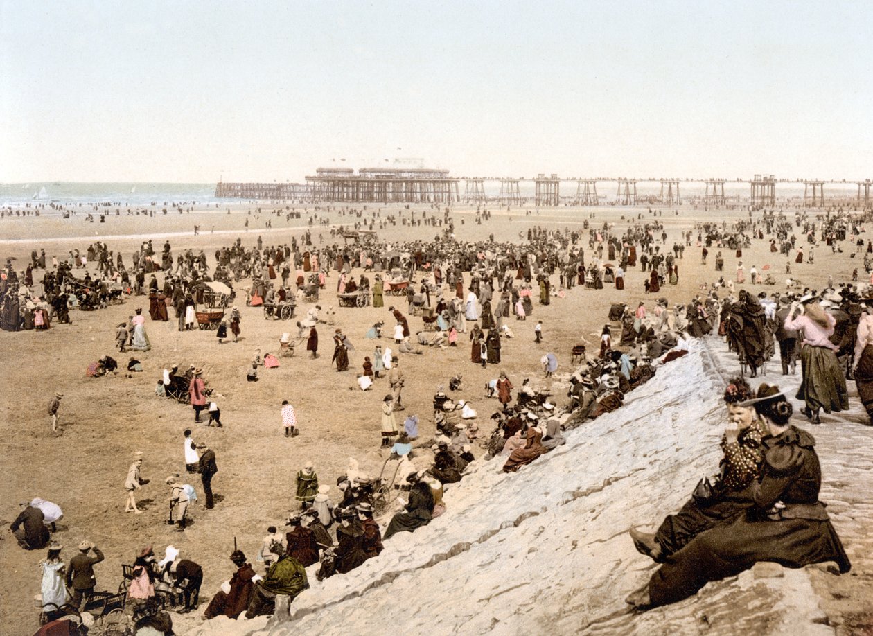 Vista di Blackpool da English School