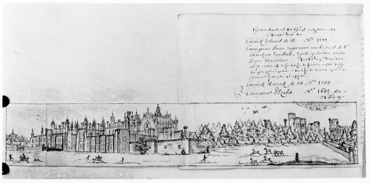 Veduta del Palazzo di Hampton Court da English School