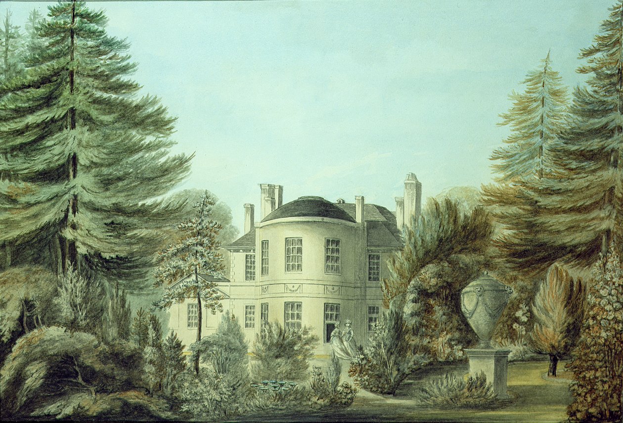 Vista di una Villa del Diciottesimo Secolo, c.1790 da English School