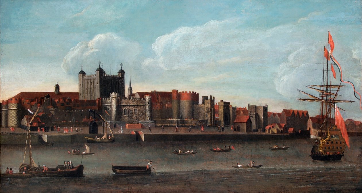 Veduta della Torre, c.1700 da English School
