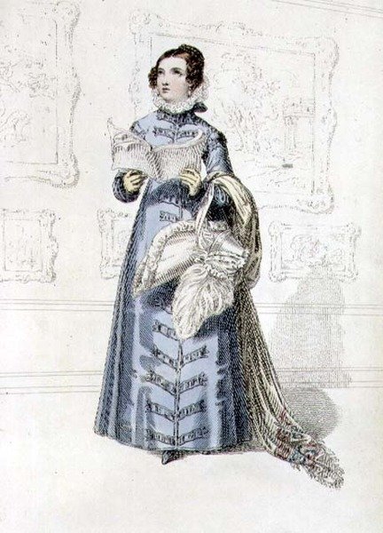 Abito da passeggio, tavola di moda da Ackermann