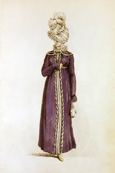 Abito da passeggio, tavola di moda da Ackermann
