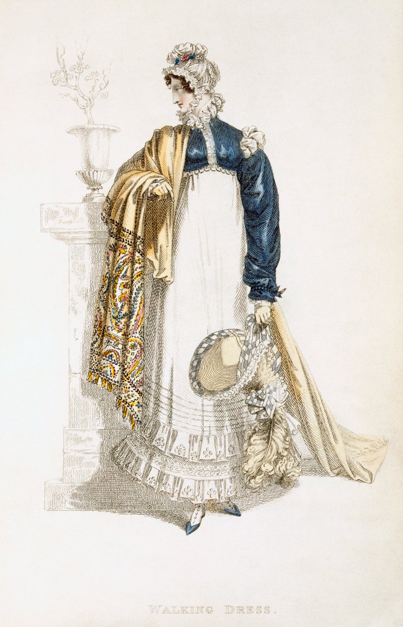 Abito da passeggio, tavola di moda da Ackermann