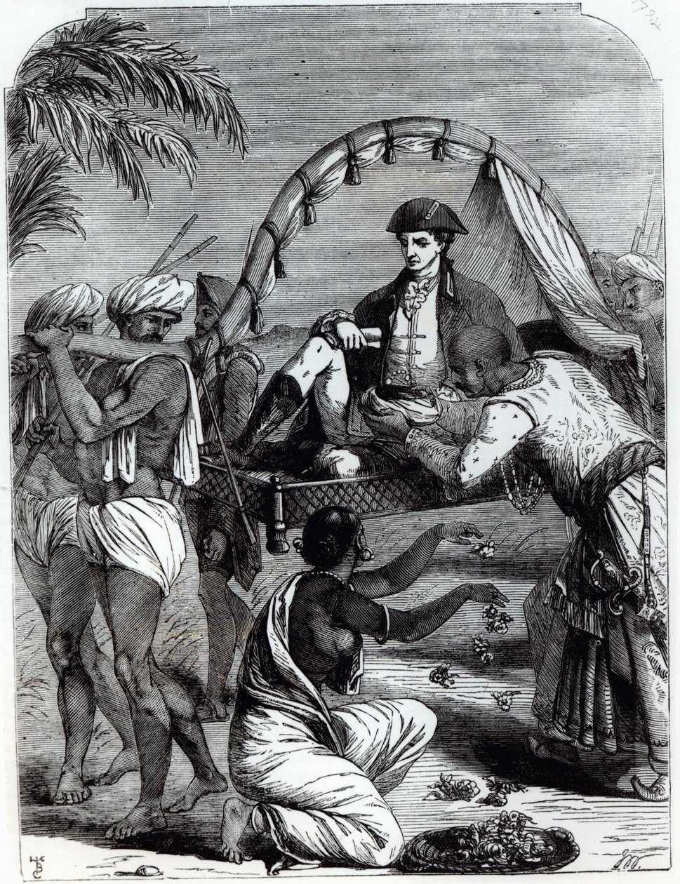 Warren Hastings (1732-1818) in India nel 1784 da English School