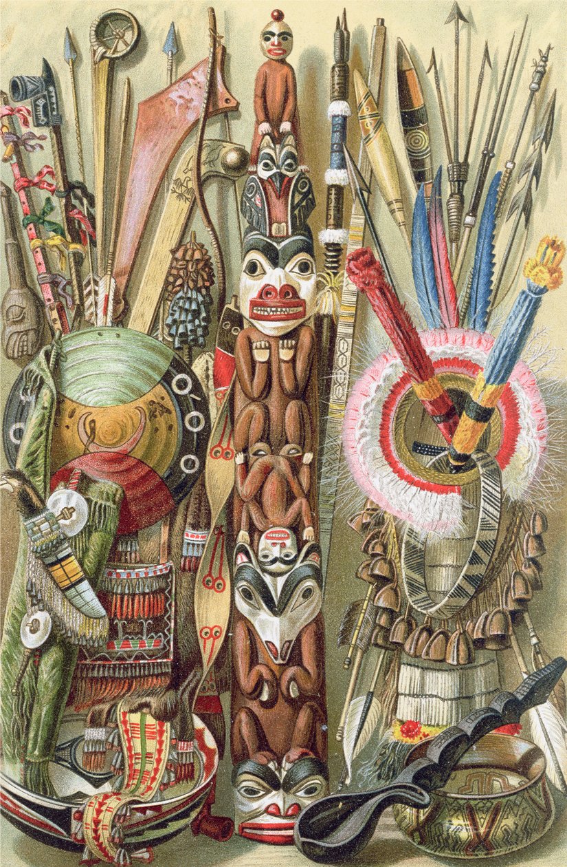 Armi, utensili e ornamenti degli indiani d