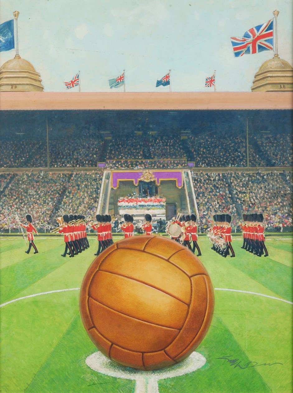 Stadio di Wembley nel giorno della grande partita da English School