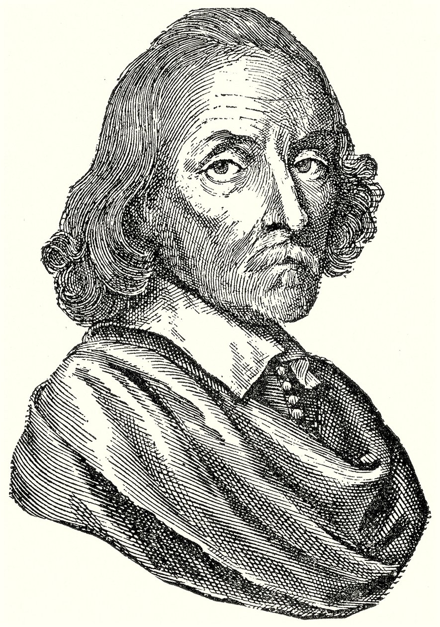 William Harvey (incisione) da English School