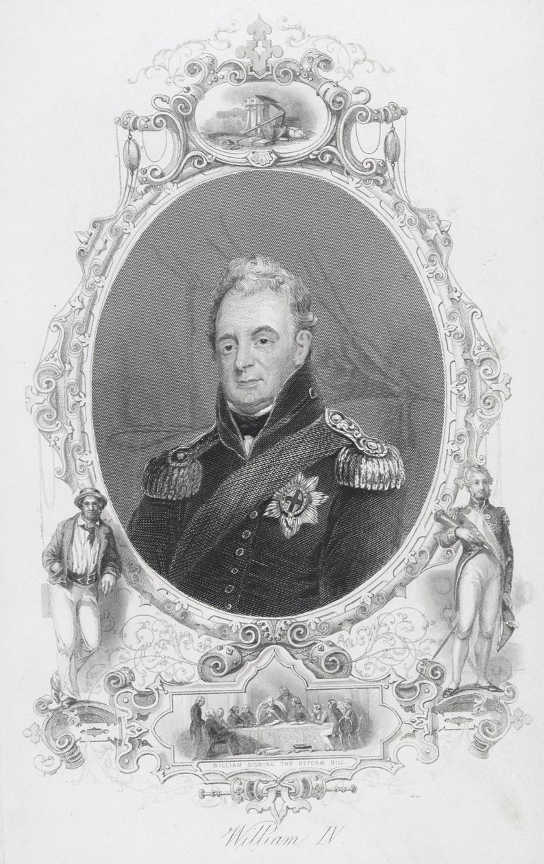 Guglielmo IV (1765-1837) Re di Gran Bretagna, Irlanda e Hannover da English School