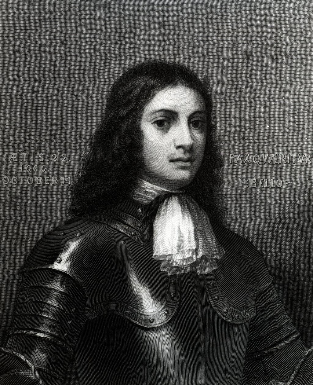 William Penn a ventidue anni, stampa realizzata da S. A. Schoff, 1862 da English School